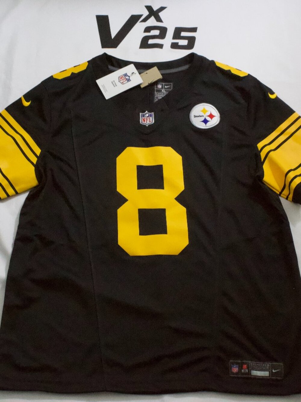 Men's Aaron Rodgers Steelers Black Alternate Jersey Size XL *READ DESCRIPTION*